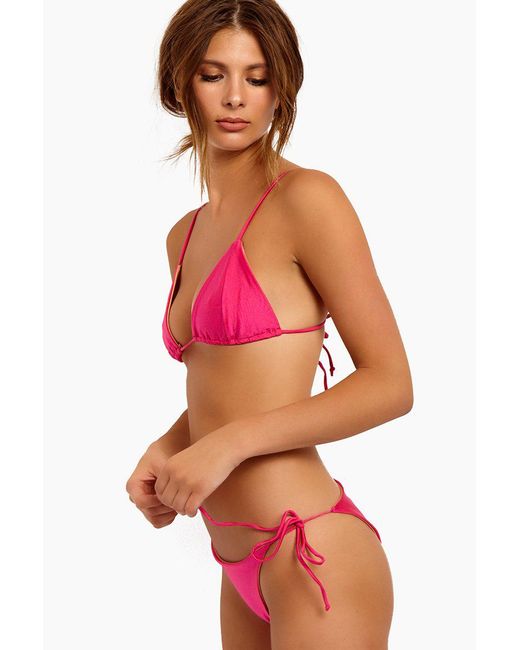 tie back triangle bikini top