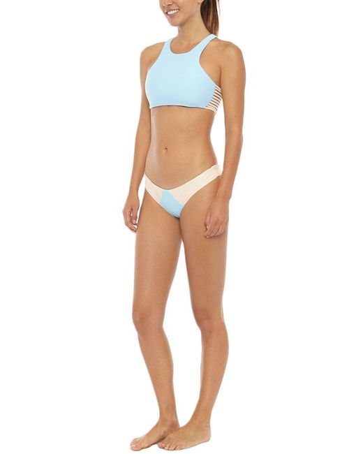 high neck racerback bikini top