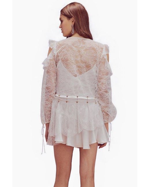 For Love And Lemons Long Sleeve Lace Dress Outlet, 51% OFF 