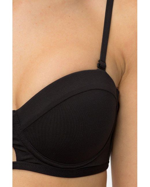 underwire cut out bikini