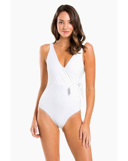 wrap style swimsuit