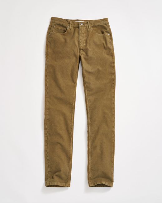 Billy Reid Natural Moleskin Jean for men
