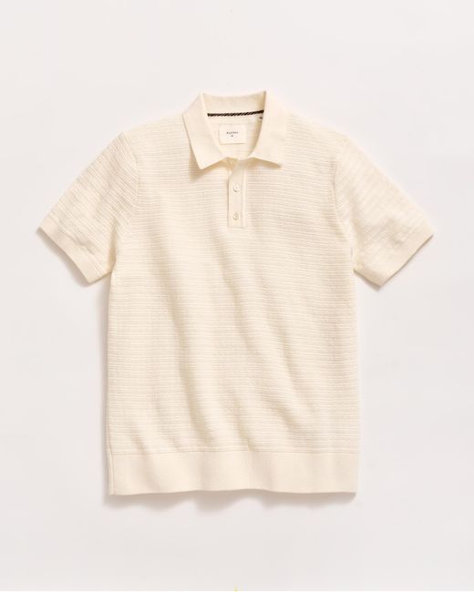 Billy Reid Natural Lachlan Links Polo for men