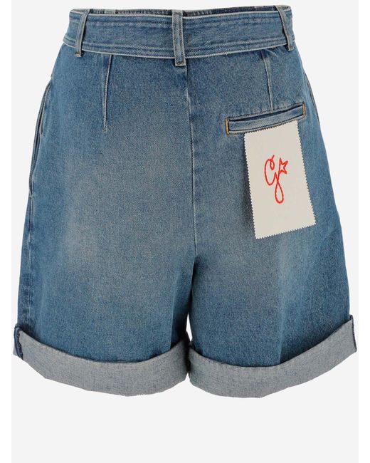 Golden Goose High Waisted Denim Shorts 