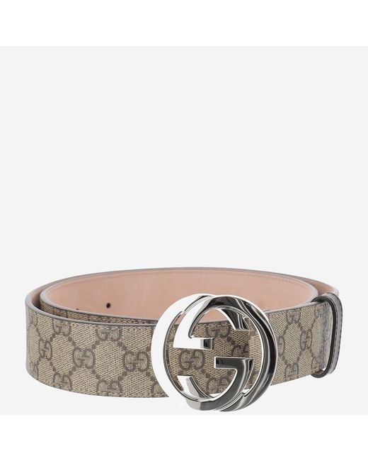 CINTURA IN TESSUTO GG SUPREME 40MMGucci in Cotone da Uomo colore Neutro |  Lyst