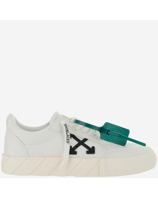 SNEAKERS LOW VULCANIZED IN CANVAS di Off-White c/o Virgil Abloh in Green