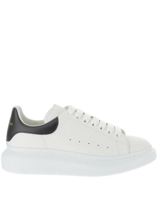 Sneakers Oversize Bianche e Nere Con Suola Trasparente Uomo - ALEXANDER  MCQUEEN - Russocapri