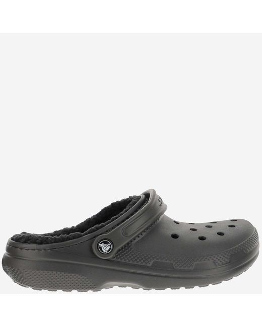 Crocs™ Rubber Classic Lined Clog in Black Lyst UK