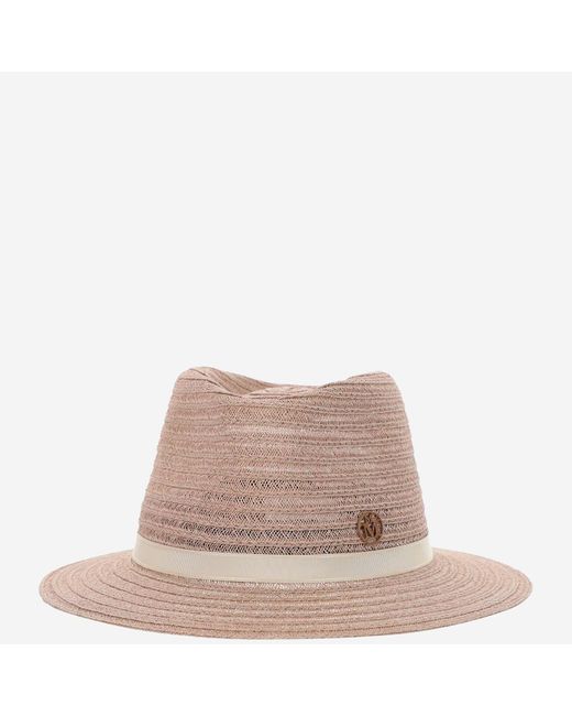 Maison Michel Silk Andre Hat in Pink | Lyst