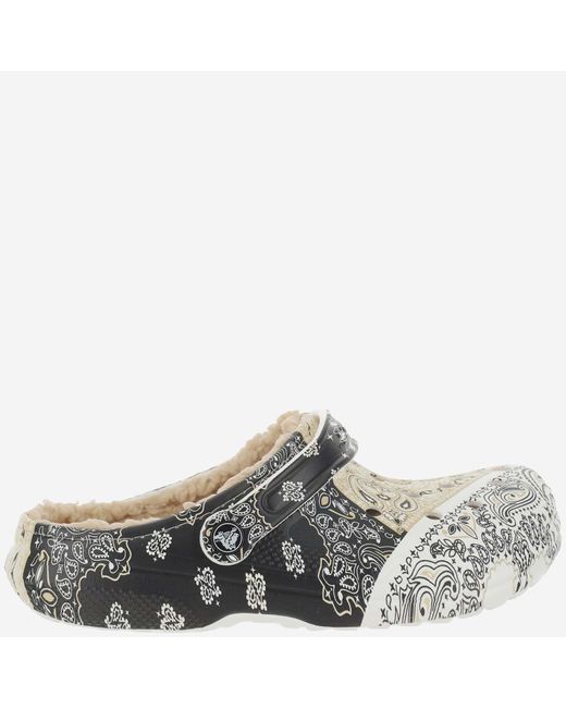 Crocs™ Clog Classic Bandana Lined in White Lyst