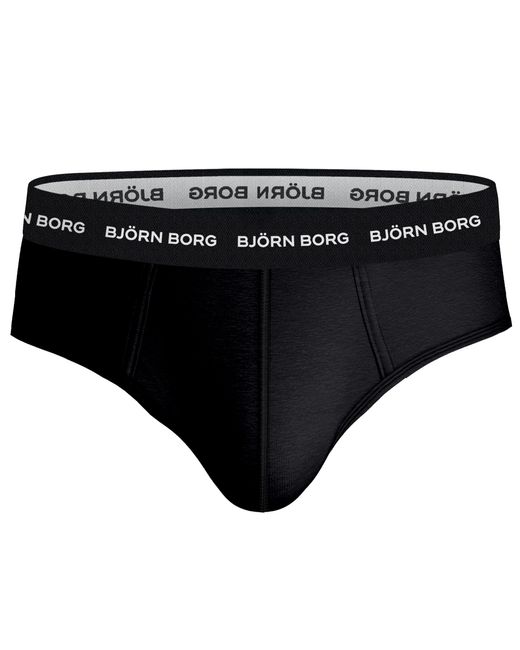 Björn Borg Black Cotton stretch brief 3-pack