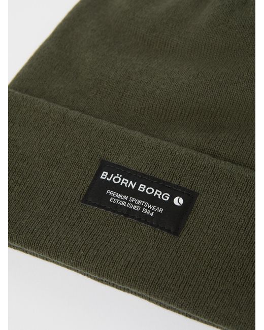 Björn Borg Green Centre beanie