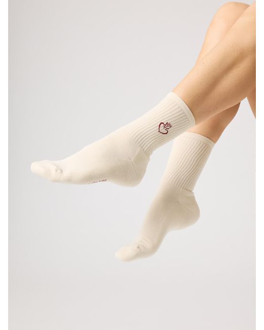 Björn Borg White Core jessie jazz crew socks 2-pack