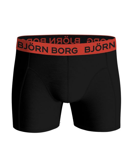 Björn Borg Black Cotton stretch boxer 12-pack