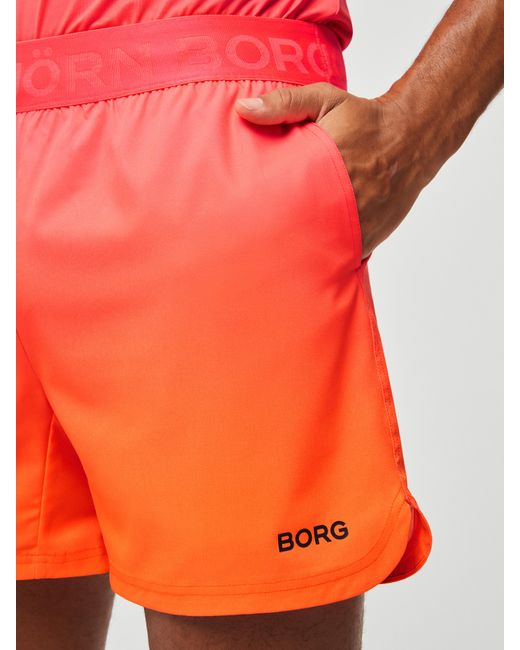 Björn Borg Orange Borg short shorts print