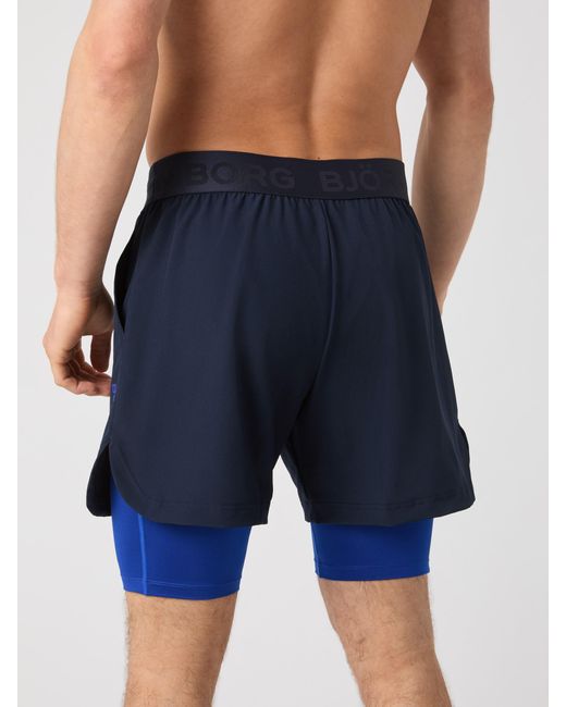 Björn Borg Blue Borg 2 in 1 shorts