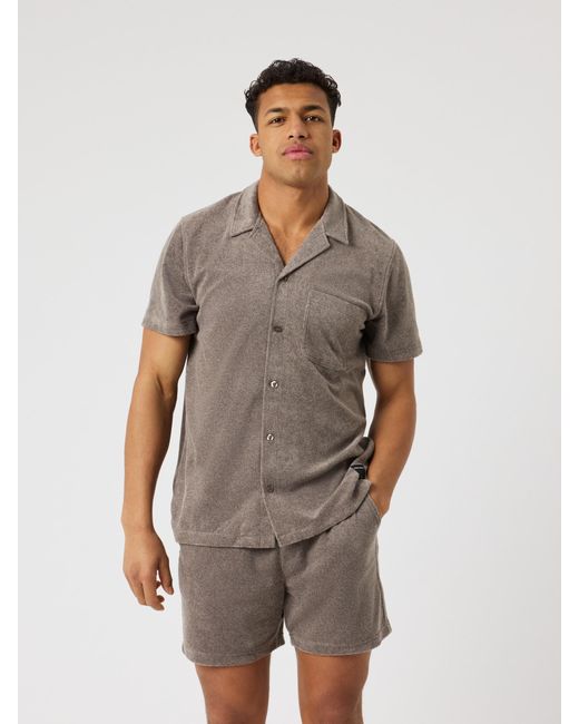 Björn Borg Natural Borg toweling pool shorts