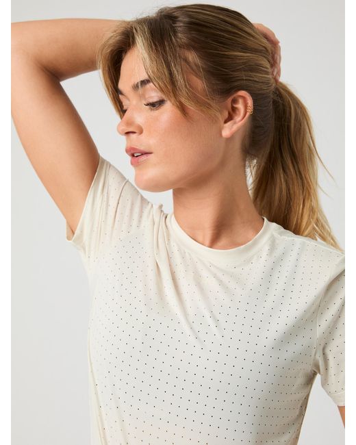 Björn Borg White Borg running perforated t-shirt
