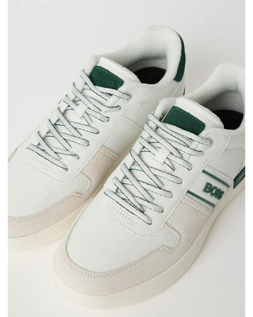 Björn Borg White Men's leather sneakers t2900