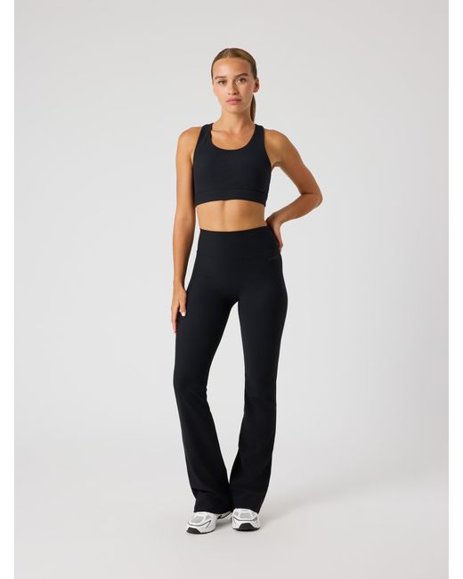 Björn Borg Blue Studio premium ribbed flare tights