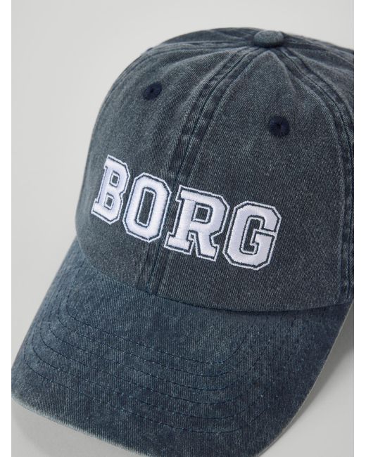 Björn Borg Blue Borg washed bold logo cap