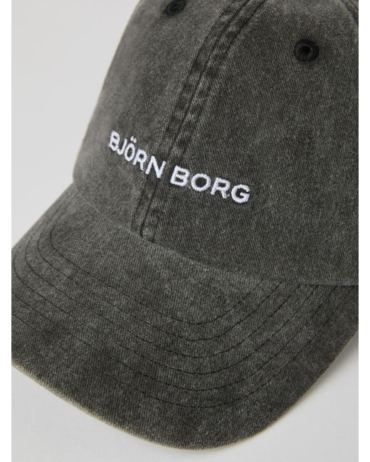 Björn Borg Gray Borg washed cap