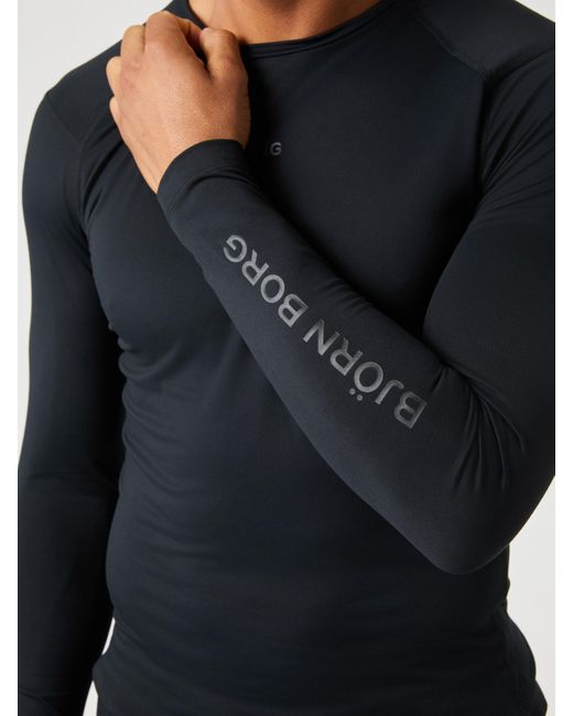 Björn Borg Blue Borg soft compression ls t-shirt