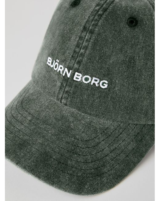 Björn Borg Green Borg washed cap