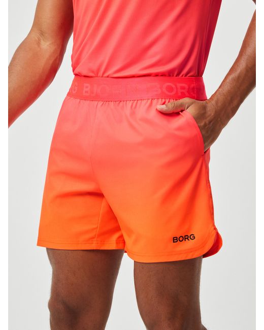Björn Borg Orange Borg short shorts print