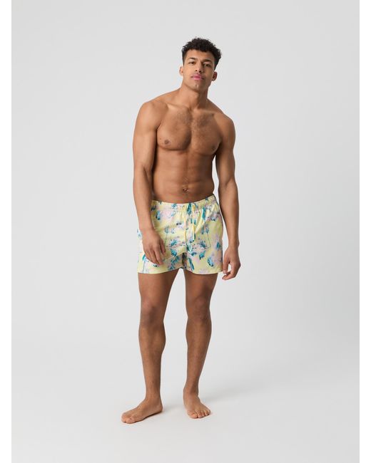 Björn Borg White Borg print swim shorts