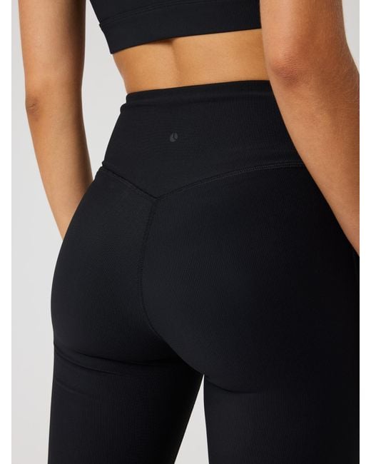 Björn Borg Blue Studio premium ribbed flare tights