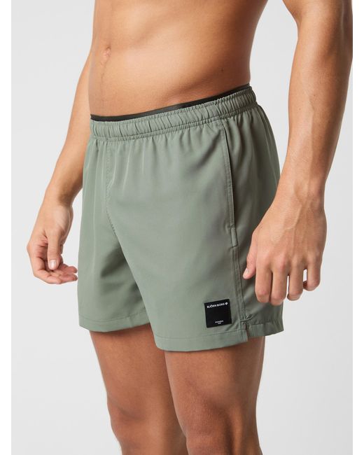 Björn Borg Green Borg elastic swim shorts