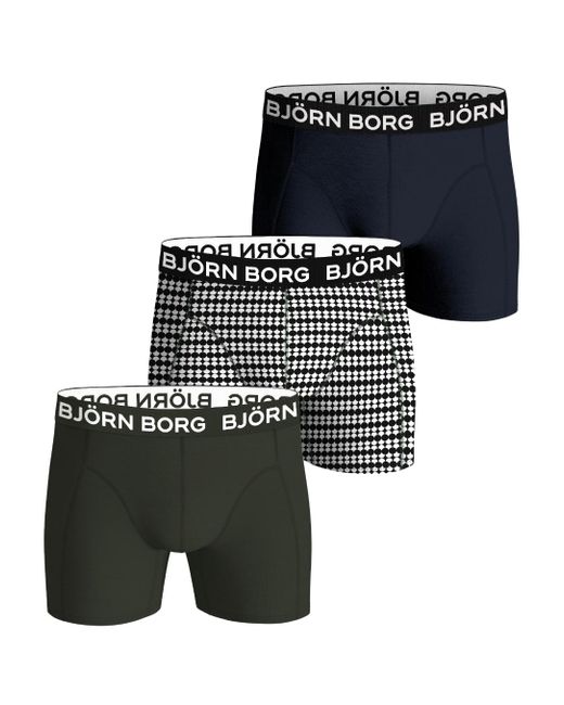Björn Borg Blue Bamboo boxers 3-pack