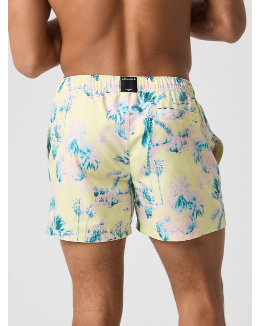 Björn Borg White Borg print swim shorts