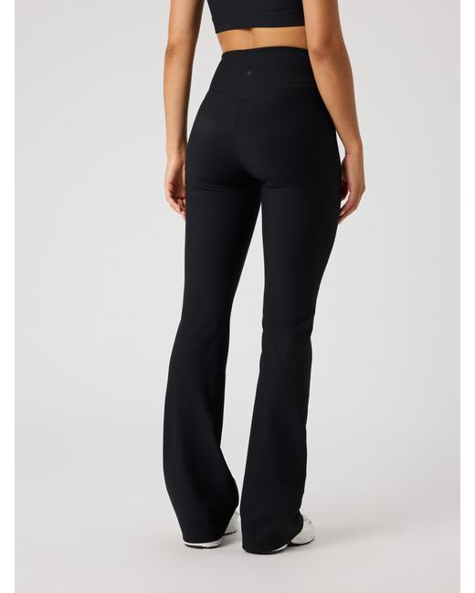 Björn Borg Blue Studio premium ribbed flare tights