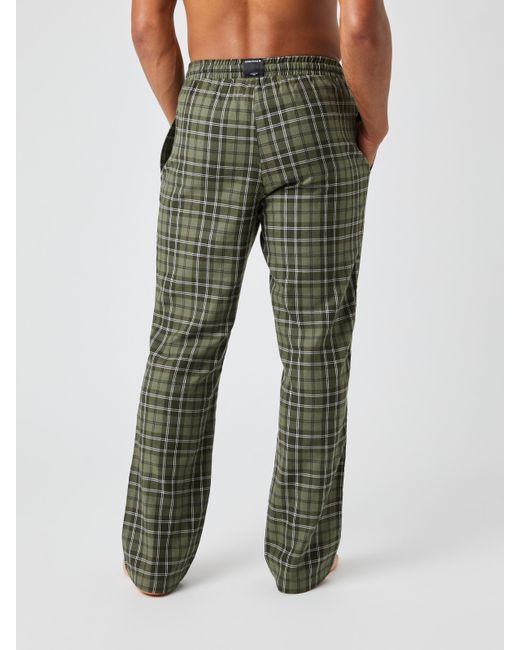 Björn Borg Core soft flannel pyjama pants in Green für Herren