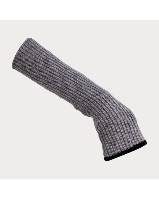 Black Accessories Gray And Cashmere Arm Warmers