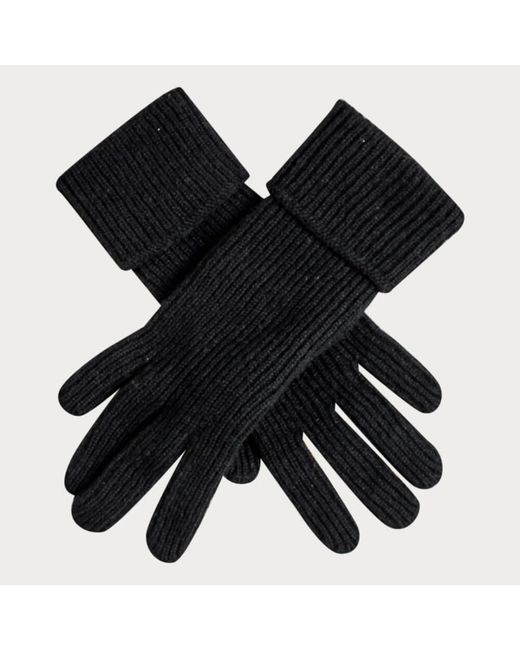 Black Men's Rib Knit Cashmere Gloves in Black for Men Lyst