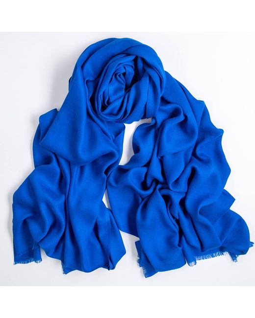 Black Accessories Blue Silky Soft Modal Wrap Scarf