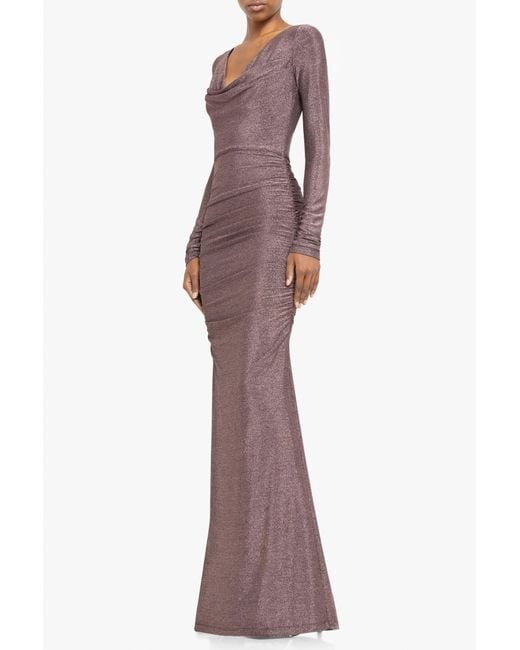 Black Halo Purple Rafaela Maxi