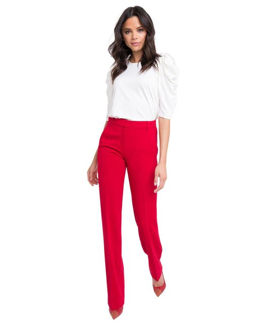 Black Halo Synthetic Jory Pant in Red 