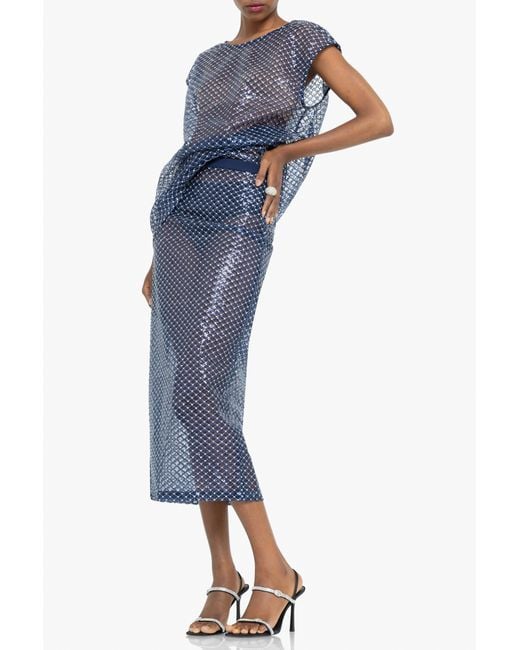 Black Halo Blue Etherea 2 Pc Midi Set
