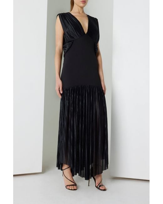 Black Halo Black Savoy Gown