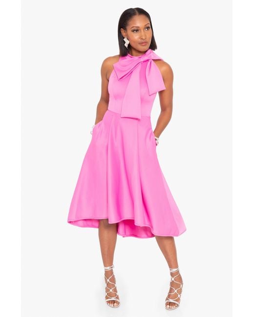 Black Halo Pink Ara Cocktail Dress