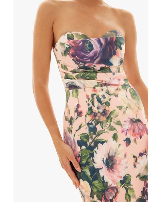 Black Halo Multicolor Leonora Gown