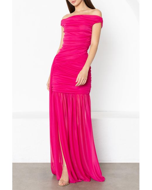 Black Halo Pink Amara Gown