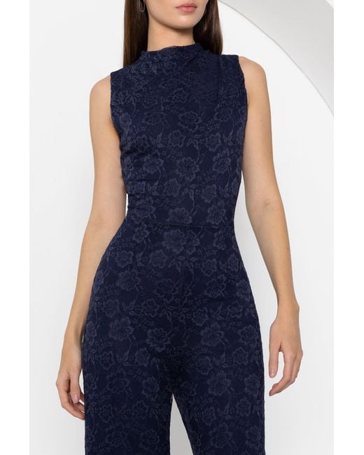 Black Halo Blue Corrine Jumpsuit
