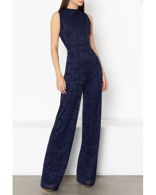 Black Halo Blue Corrine Jumpsuit