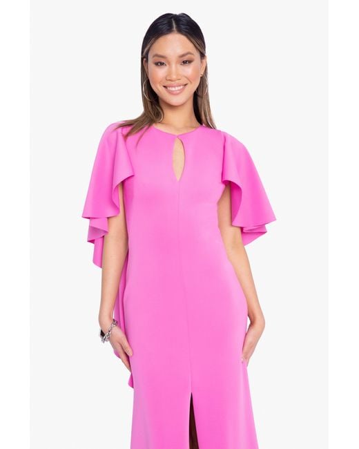 Black Halo Pink Baldwin Gown
