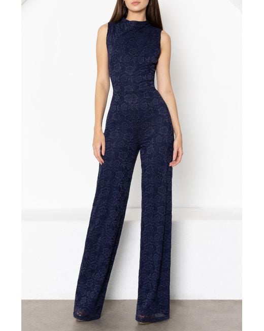 Black Halo Blue Corrine Jumpsuit